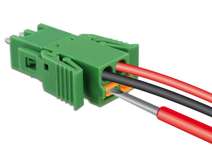 Delock Terminalblock Set für Platine 2 Pin 3,81 mm Rastermaß vertikal