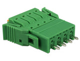 Delock Terminalblock Set für Platine 4 Pin 3,81 mm Rastermaß vertikal