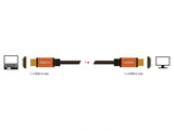 Delock High Speed HDMI Kabel 48 Gbps 8K 60 Hz 1 m