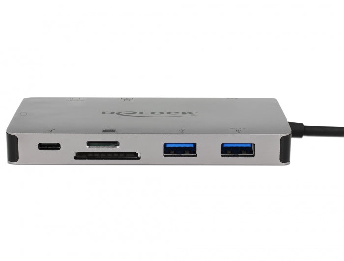 Delock USB Type-C™ Dockingstation 4K - HDMI / VGA / USB 3.1 / SD / LAN / PD 3.0