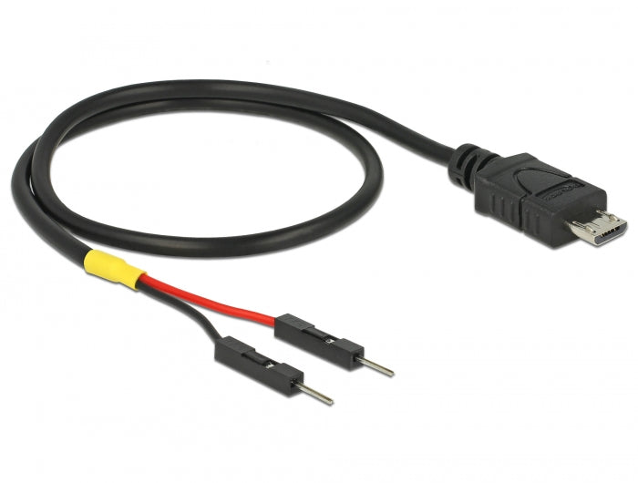 Delock USB Stromkabel Micro-B auf 2 x Pfostenstecker einzeln Strom 30 cm
