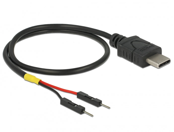 Delock USB Stromkabel Typ-C auf 2 x Pfostenstecker einzeln Strom 30 cm