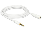Delock Verlängerungskabel Audio Klinke 3,5 mm Stecker / Buchse 4 Pin 3 m