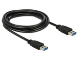 Delock USB 5 Gbps Kabel Typ-A Stecker zu Typ-A Stecker 3 m schwarz