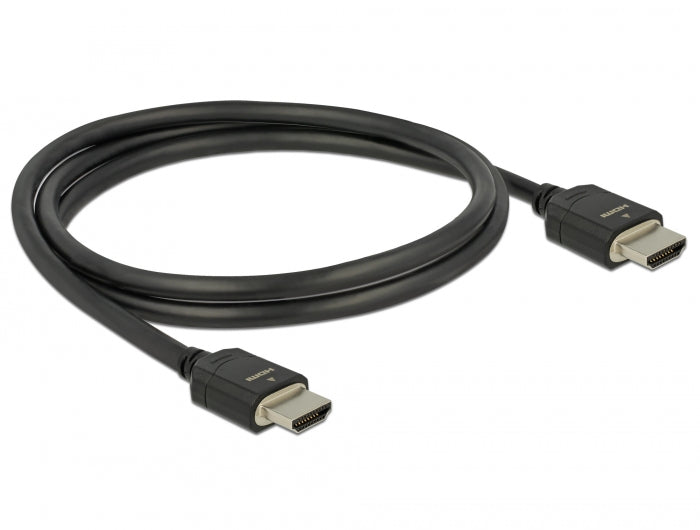 Delock Ultra High Speed HDMI Kabel 48 Gbps 8K 60 Hz schwarz 1 m zertifiziert