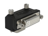 Delock Adapter DVI 24+5 Pin Buchse > VGA 15 Pin Stecker 90° gewinkelt