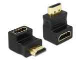 Delock Adapter HDMI Stecker zu HDMI Buchse 90° unten