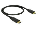 Delock Kabel USB Type-C™ 2.0 Stecker > USB 2.0 Typ Micro-B Stecker 0,5 m schwarz