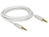 Delock Kabel Klinke 3,5 mm 4 Pin Stecker > Stecker 3 m