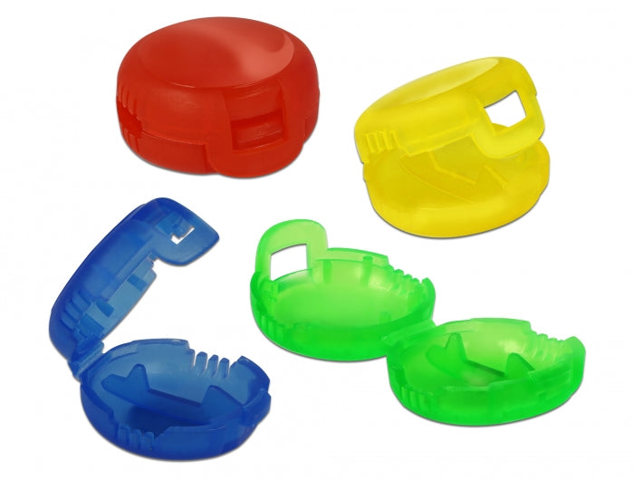 Delock Kabelmarker Clip Set 4 Stück