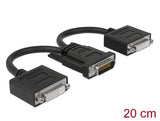 Delock Adapter DMS-59 Stecker > 2 x DVI 24+5 Buchse 20 cm