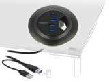 Delock Tisch-Hub 4 Port USB 5 Gbps