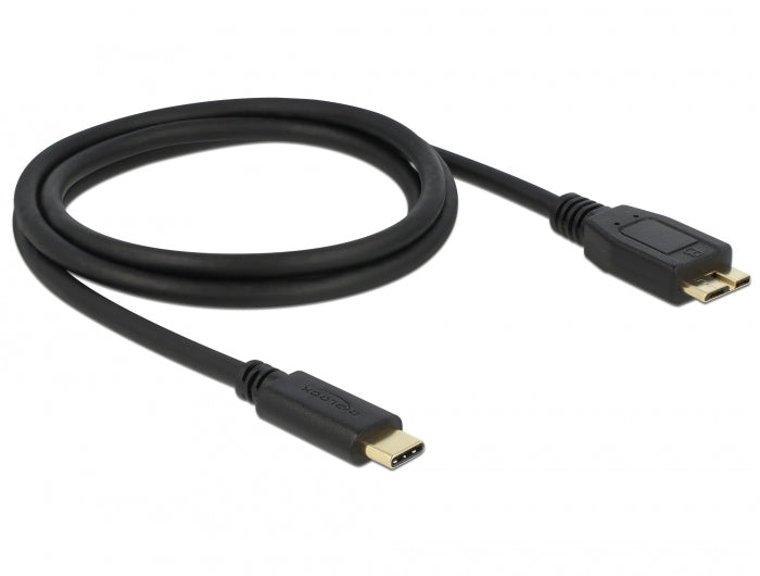 Delock USB 10 Gbps Kabel USB Type-C™ Stecker zu USB Typ Micro-B Stecker 1 m