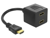 Delock Adapter HDMI Stecker zu 2 x HDMI Buchse