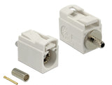 Delock FAKRA B Buchse 21 mm (kurz) zum Crimpen