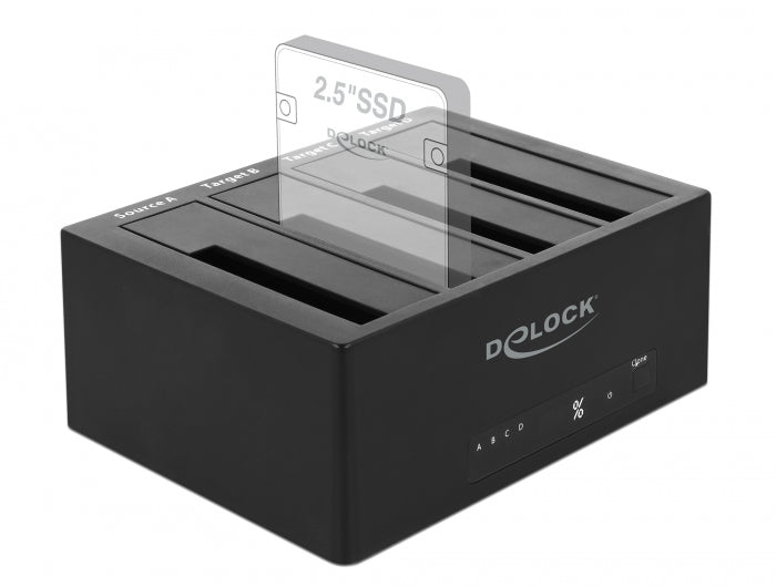 Delock USB 5 Gbps Dockingstation für 4 x SATA HDD / SSD mit Klon Funktion