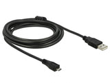 Delock USB 2.0 Kabel Typ-A Stecker zu USB-micro B Stecker 3 m