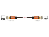Delock High Speed HDMI Kabel 48 Gbps 8K 60 Hz 0,5 m