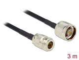 Delock Antennenkabel N Stecker > N Buchse LMR195 3 m
