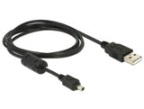 Delock Kamera Kabel USB-B mini 4 Pin Stecker zu USB-A 1,5 m Stecker