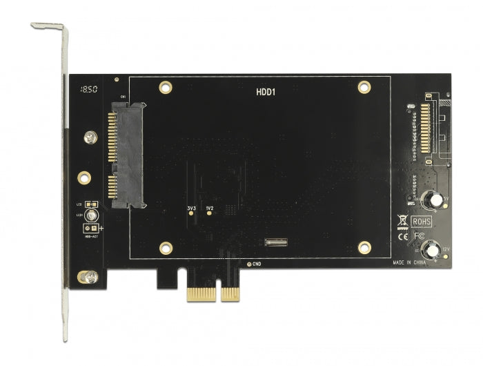 Delock PCI Express x1 Karte für 2 x SATA HDD / SSD
