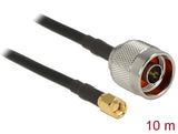 Delock Antennenkabel N Stecker > SMA Stecker RG-58 C/U 10 m