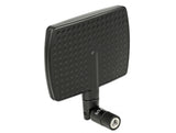 Delock WLAN 802.11 ac/a/b/g/n Antenne RP-SMA Stecker 5 - 7 dBi direktional mit Kippgelenk schwarz