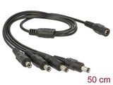 Delock Kabel DC Verteiler 5,5 x 2,1 mm 1 x Buchse > 4 x Stecker