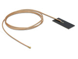 Delock WLAN 802.11 ac/ax/a/h/b/g/n Antenne I-PEX Inc., MHF® I Stecker 0,5 - 1,2 dBi RG-178 1 m PCB intern Klebemontage