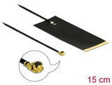 Delock LPWAN Antenne I-PEX Inc., MHF® I Stecker -2,63 dBi 1.13 15 cm FPC intern Klebemontage