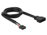 Delock Kabel USB 2.0 Pin Header Buchse > USB 3.0 Pin Header Stecker 60 cm
