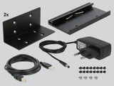 Delock USB 2.0 auf 12 Port Seriell RS-232 Hub mit Überspannungsschutz und erweitertem Temperaturbereich