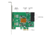 Delock 4 Port SATA PCI Express x1 Karte