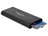 Delock Externes Gehäuse für M.2 NVMe PCIe SSD mit SuperSpeed USB 10 Gbps (USB 3.1 Gen 2) USB Type-C™ Buchse