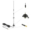 Delock LTE Antenne SMA Stecker 5 - 7 dBi omnidirektional starr mit Montagefuß und Anschlusskabel RG-58 3 m outdoor schwarz