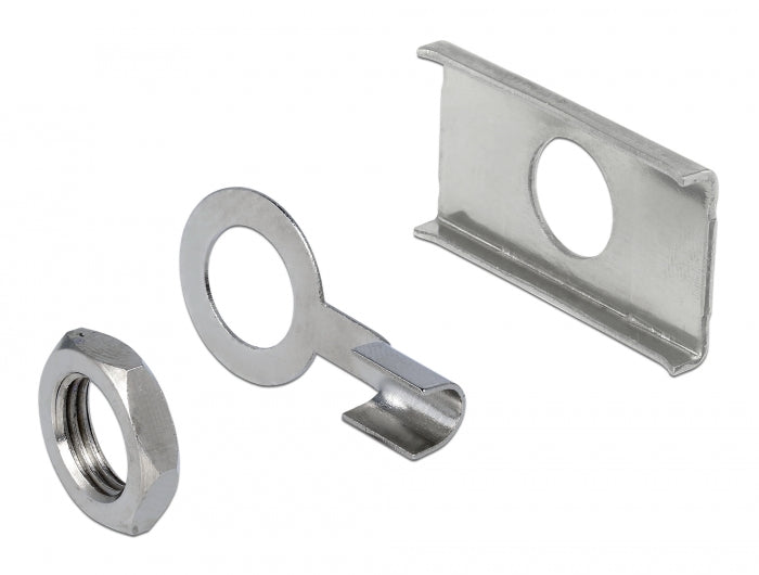 Delock Antennenfuß M6 mit Anschlusskabel RG-58 C/U 3 m schwarz SMA Stecker