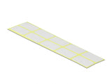 Delock Kabelbinder mit Beschriftungsfeld L 180 x B 2,5 mm 10 Stück farbig sortiert