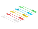 Delock Kabelbinder mit Beschriftungsfeld L 180 x B 2,5 mm 10 Stück farbig sortiert