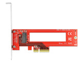 Delock PCI Express x4 Karte zu 1 x M.3 / NF1 Slot - Low Profile Formfaktor