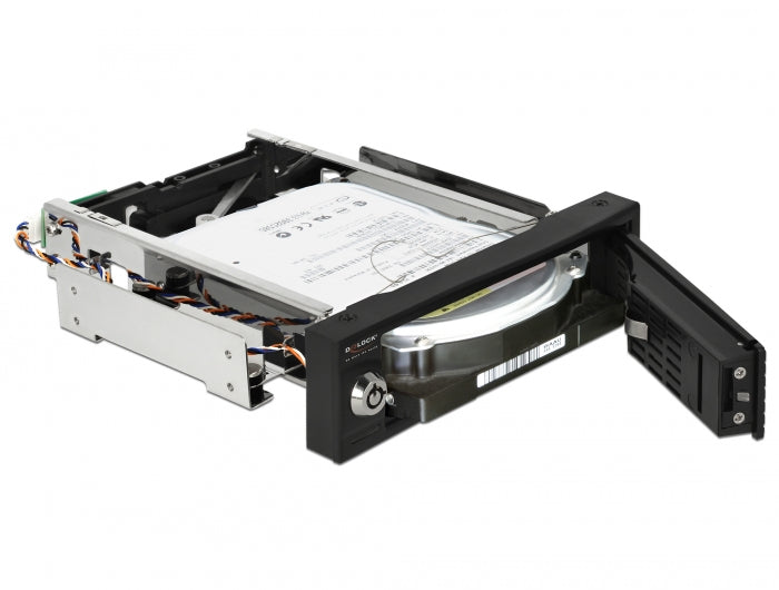 Delock 5.25″ Wechselrahmen für 1 x 3.5″ SATA HDD