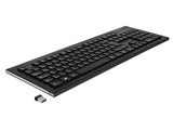 Delock USB Tastatur 2,4 GHz kabellos schwarz (Water-Drop)