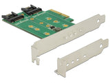 Delock PCI Express Karte > 3 x M.2 Slot - Low Profile Formfaktor