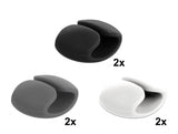 Delock Kabelhalter Clip Set 6 Stück