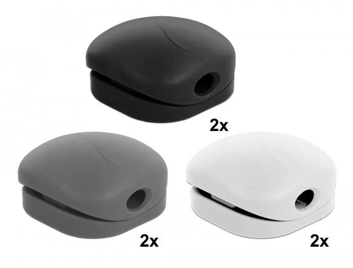 Delock Kabel Clip Set 6 Stück