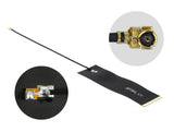 Delock LoRa Antenne 863 - 928 MHz® I I-PEX Inc., MHF Stecker 1,68 dBi 15 cm 1.13 FPC schwarz Klebemontage
