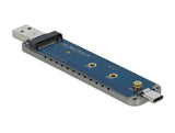 Delock Externes Gehäuse für M.2 NVMe PCIe SSD mit USB Type-C™ und Typ-A Stecker