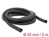 Delock Geflechtschlauch selbstschließend 2 m x 25 mm schwarz