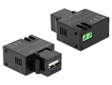 Delock Keystone Modul mit USB Typ-A Ladebuchse 5 W schwarz