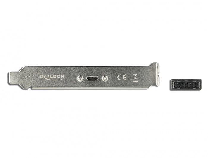 Delock USB 5 Gbps Slotblech mit 1 x USB Type-C™ Port
