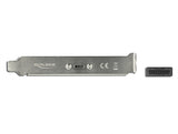 Delock USB 5 Gbps Slotblech mit 1 x USB Type-C™ Port